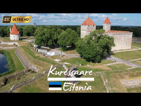 🇪🇪 Kuressaare , Estonia in 4K | Stunning Aerial Drone Tour of Saaremaa Island