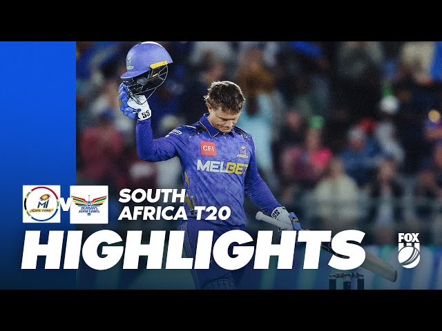 SA20 Season Kicks Off! 🔥 MI Cape Town v Durban’s Super Giants | Highlights | Fox Cricket