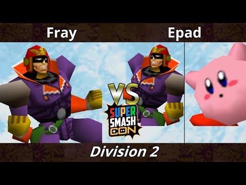 SSC 2022 Division 2 - Fray (Captain Falcon) Vs. Epad (Kirby, Falcon) SSB64 Smash Bros Tournament
