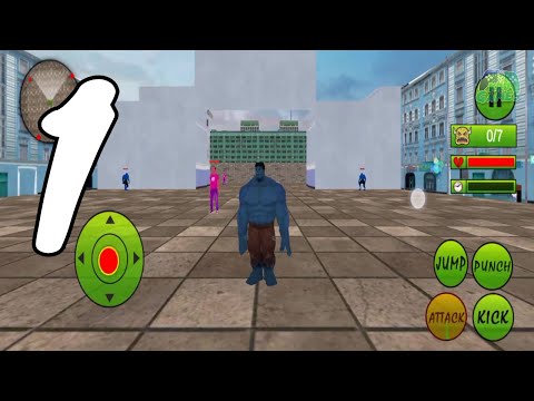 Incredible Monster Hero City Battle Rescue Mission Gameplay Walkthrough #1 (Android, IOS)