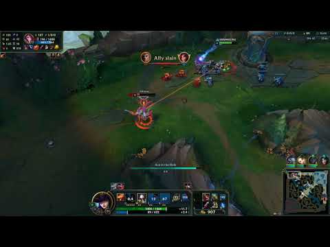 Top Cait kills Fiora - 1v1 😁😁😁😁