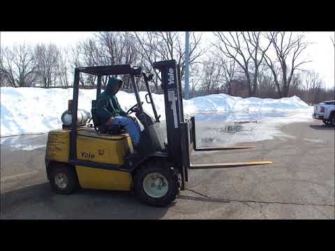 Yale GLP060 ZGNGAE087 Fork Lift Truck, 6,000 Lb
