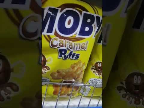 Moby caramel puffs sweet papcorn taste good #short #asmr