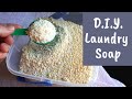 DIY Laundry Soap Powder With Handmade Soap Base