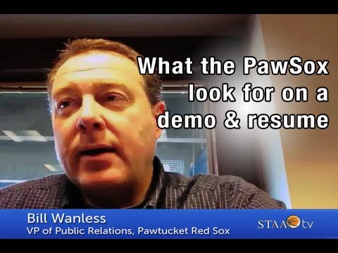 Setting yourself apart with your demo and resume - Bill Wanless | STAA TV Ep. 61