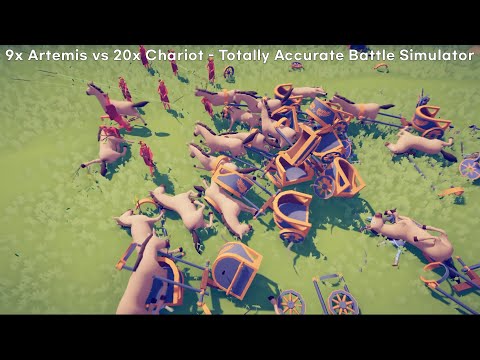 9x Artemis vs Every Units or Gods   Totally Accurate Battle Simulator