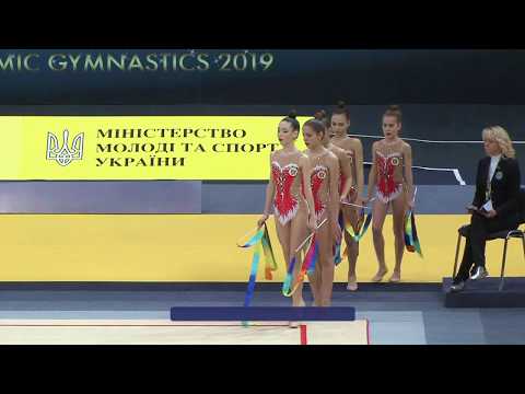 Team MOLDOVA (MDA) 5 Ribbons - Junior - 2019 DERIUGINA CUP Grand Prix