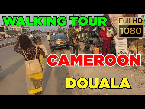 Pôr do sol em Douala, Camarões