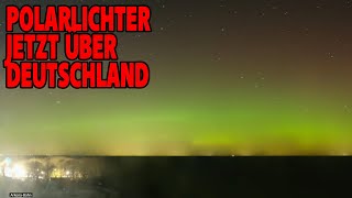 Polarlichter jetzt gerade über Deutschland