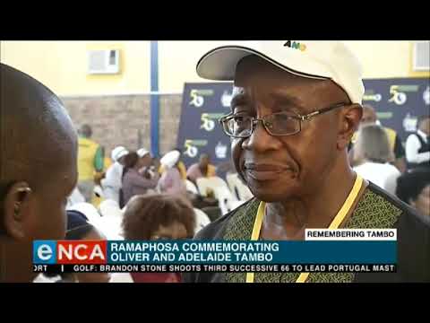 ANC commemorates former leader Oliver Tambo