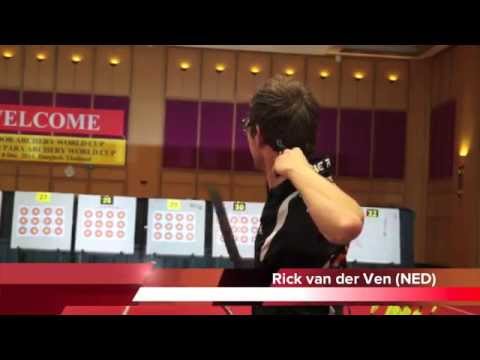 Olympic archer Rick van der Ven's shooting form