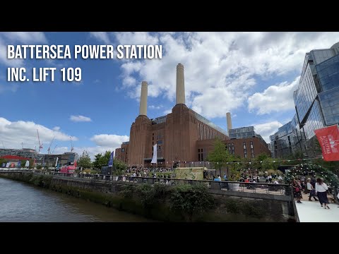 Battersea Power Station Coronation Weekend.  Lift 109, walk along Thames to London Bridge.