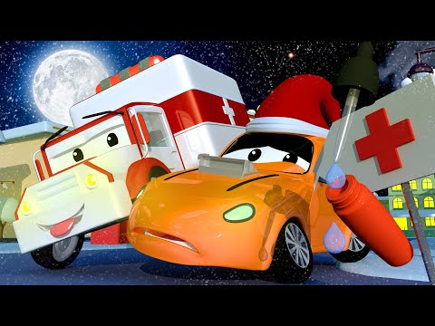 Amber la Ambulancia - Tyler el TRAVIESO esta demasiado ENFERMO para ir a la Fiesta de Navidad