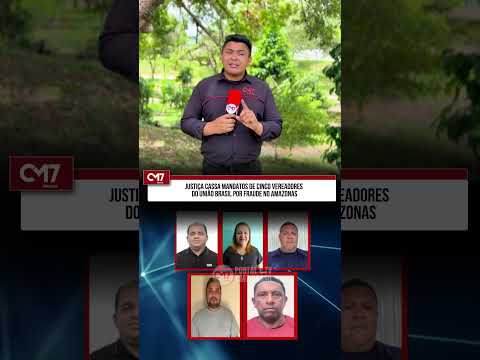 Justiça cassa mandatos de cinco vereadores do União Brasil por fraude no Amazonas