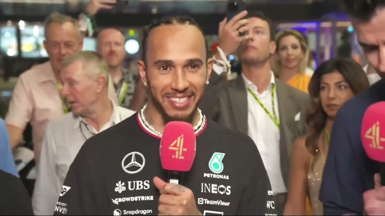 2024 - Abu Dhabi - Post-Race: Lewis Hamilton speaks to Channel 4