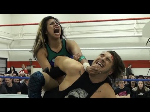 Ashley Vox vs. Brandon Kirk - Limitless Wrestling (Intergender, Mixed, GCW, CZW)