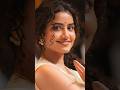 Anupama Parameswaran Posing Cute Smile Looks With Ivory Saree Matching With Sleeveless Blouse Saree