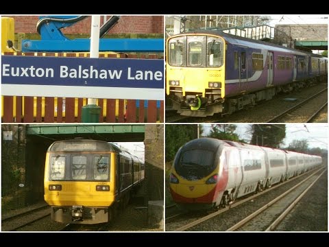 Half an Hour at (205) at - Euxton Balshaw Lane Station 20.11.2016 - WCML Chorley