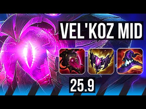 VEL'KOZ vs TWISTED FATE (MID) | KR Diamond | 25.9