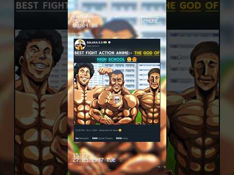 Best Fight Action Anime - The God Of High School 😲☠️