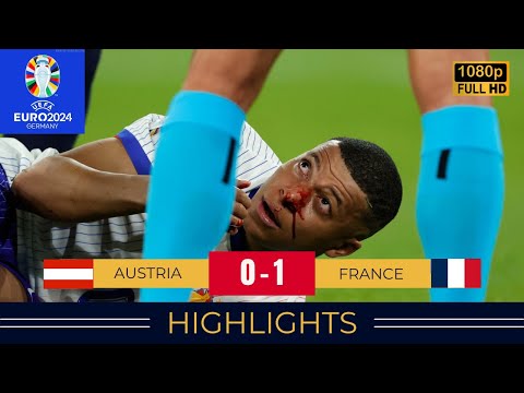 Kylian Mbappe vs Austria (France 1-0) Euro 2024 Highlights