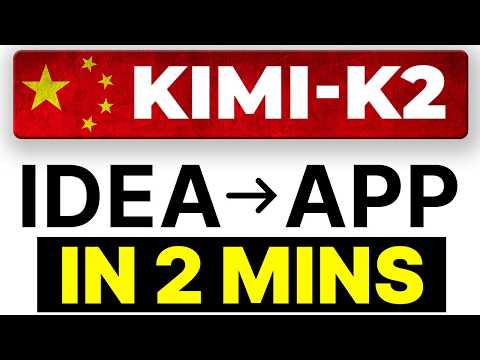 Kimi K2 AI Coder is INSANE (FREE!)