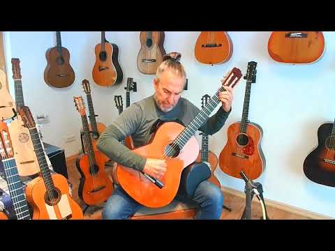Eduardo Ferrer 1971 - spectacular sounding classical guitar - huge old world Spanish guitar sound + video! image 13