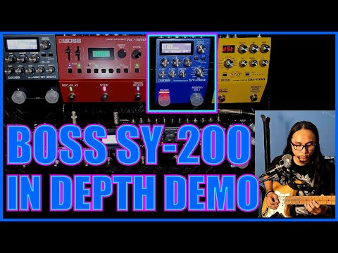 BOSS SY-200 | IN DEPTH DEMO | HOW I USE THE SY-200?