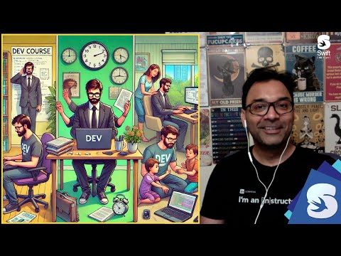 How does a bootcamp instructor (@azamsharp ) manage his personal life? ⌛️ thumbnail