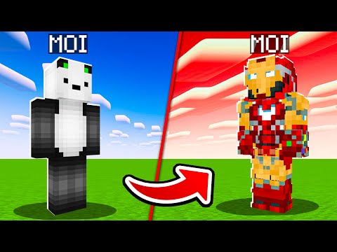 Je dois finir Minecraft mais je suis IRON MAN