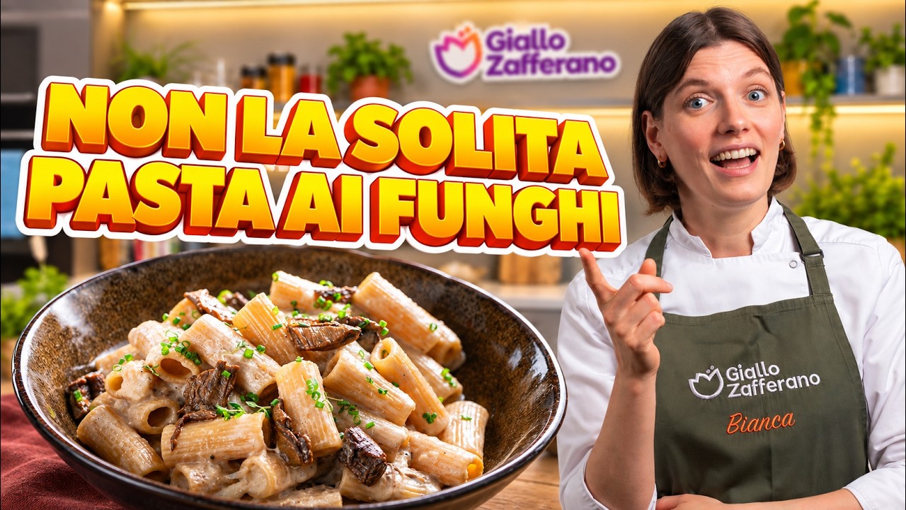 PASTA BACCALÀ E PORCINI: CREMOSA, PROFUMATA E IRRESISTIBILE 🍝