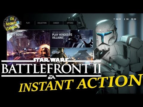 Star wars Battlefront 2 Instant Action Gameplay (Felucia and clone commando)