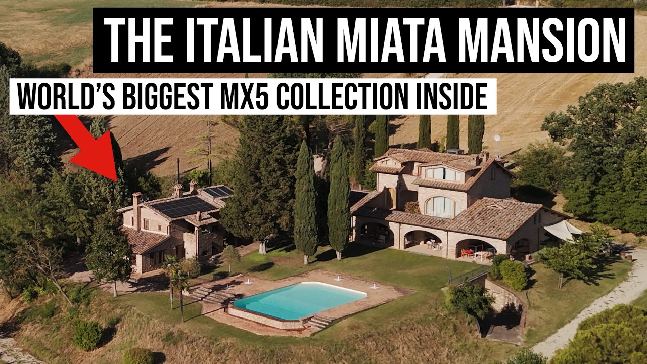 This Italian Mansion Hides The World's Biggest Mazda Miata Collection