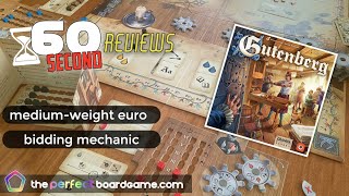 Gutenberg Board Game Review in 60 Seconds