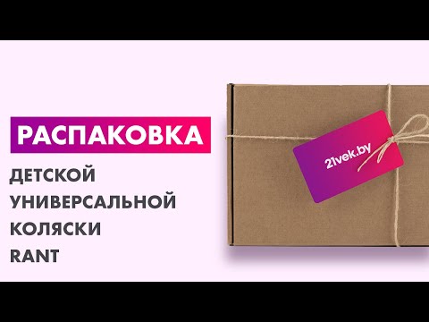 Миниатюра изображения товара Детская универсальная коляска Rant Energy Basic 2 в 1 / RA091 (графит)