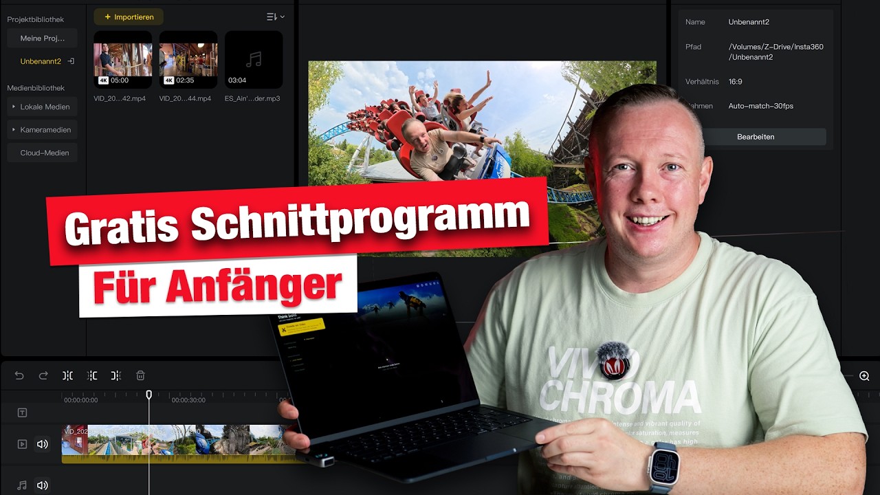 Geheimtipp: Kostenloses Schnittprogramm für Anfänger ohne Vorahnung