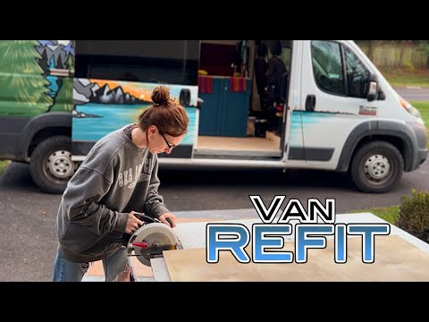 VANLIFE RENOVATIONS after 5 YEARS - DIY Cabinet, Electrical. . .