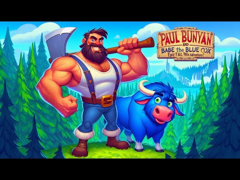 Paul Bunyan and Babe The Blue Ox | AI Animation | American Tales