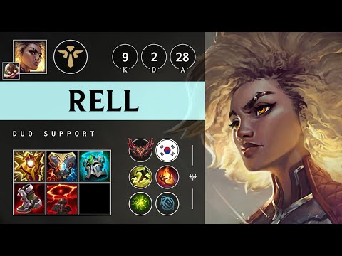Rell Support vs Poppy - KR Grandmaster Patch 25.15