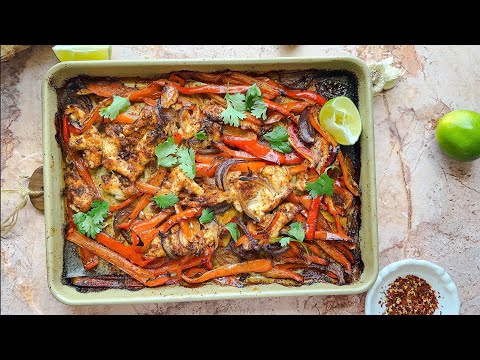Perhaps the Easiest Sheet Pan Fajitas