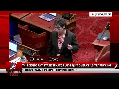 Watch: This Democrat State Senator Just QUIT Over Child Trafficking