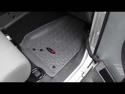 Rugged Ridge Floor Mats Install & Review (Wrangler Top 100) #14
