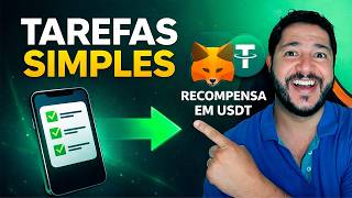 COMPLETE TAREFAS e GANHE USDT Direto na MetaMask! 🚀 (Guia TaskDrop)