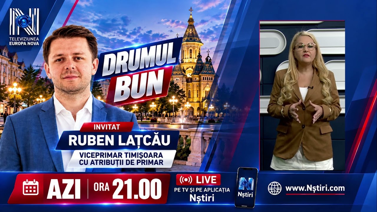 RUBEN LAȚCĂU LA „DRUMUL BUN”! CU NADIA IUCU