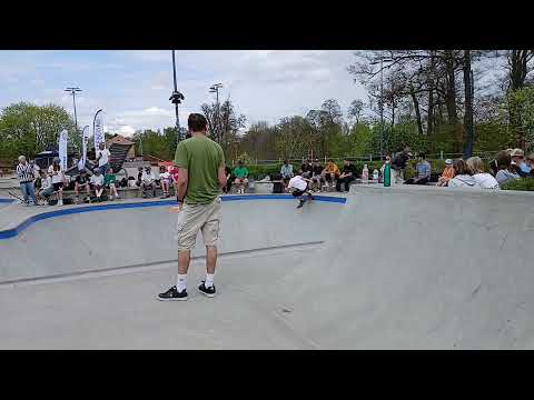 Värnamo skatepark international competition. #skateboard #tricks #skills #fun