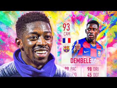 IS HE BETTER THAN RIBERY?! 🤯 93 SUMMER HEAT DEMBELE PLAYER REVIEW! - FIFA 20 Ultimate Team
