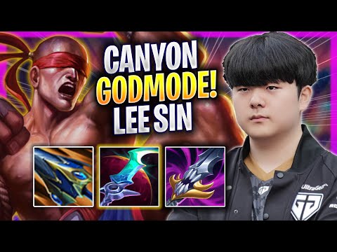 CANYON LITERALLY GOD MODE WITH LEE SIN! - GEN Canyon Plays Lee Sin JUNGLE vs Nidalee! | Season 2024