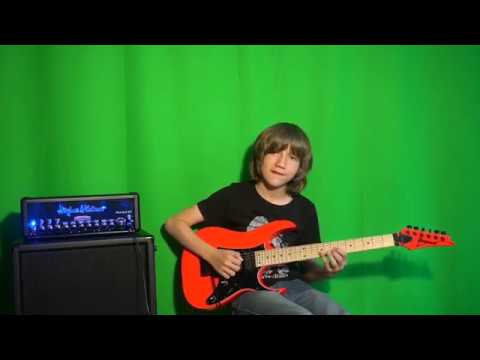 Dustin Tomsen 14 yr old covers Dream Theater "Ytse Jam"