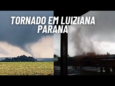 Tornado em Luiziana, PARANÁ