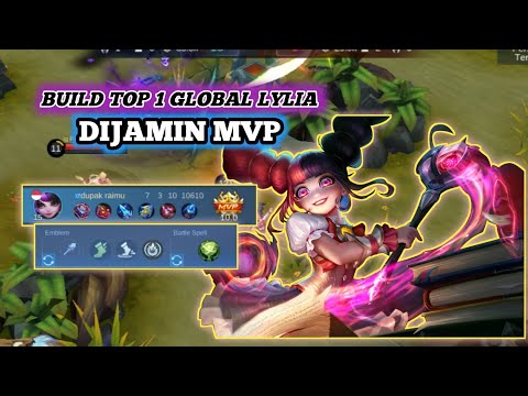 BEST BUILD LYLIA TOP 1 GLOBAL TERSAKIT!! build lylia tersakit 2023 mobile legend dijamin auto mvp